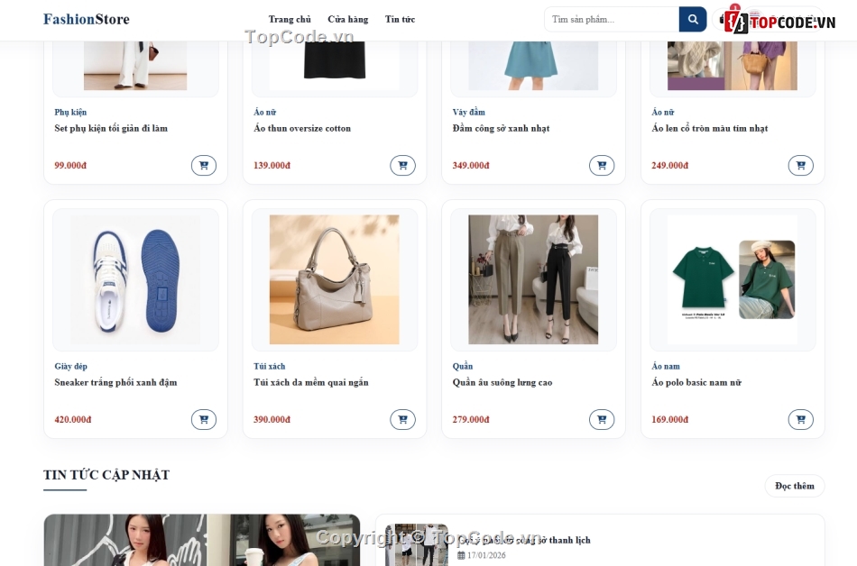 Web thời trang,Web bán hàng,bán hàng thời trang